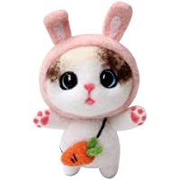 YXQSED Lana de Fieltro Felting Kit Básico de Fieltro de Lana para Hilar a Mano Proyectos de Arte de Bricolaje -Gato…